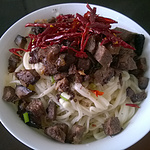 葱油牛肉泼面